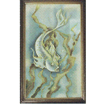 Картина (батик) "Рыбка", размер 30х50, цена Е 17,5