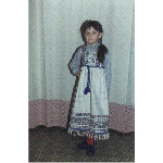 Сарафан детский, ткань тканая (ПЭ, хлопок, Лен),  модель 7-03, цена Е 5,6