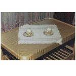 Салфетка тканая (ПЭ, лен, вискоза), размер 30х30, рис. 34-03, цена Е 1,5-2,0