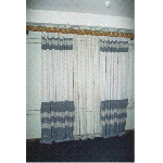 Портьеры тканые (ПЭ, ПАН, хлопок), размер 255х140, рис. 130-02, цена Е 26,7